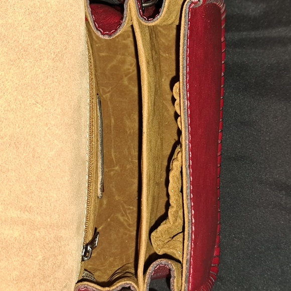 NWT Patricia Nash Finch Crossbody Bag in Lava - Picture 7 of 13